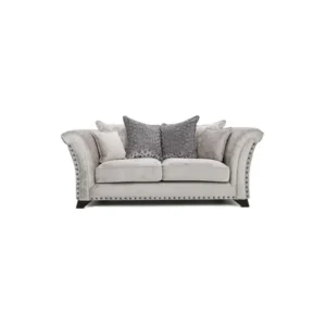 silver color luxury sofa in uk