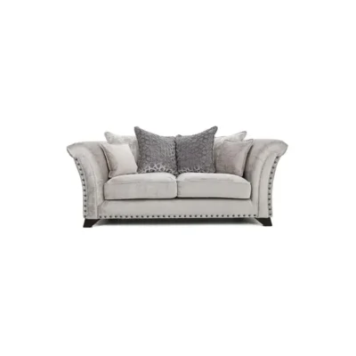 silver color luxury sofa in uk