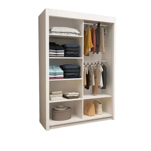 150CM-SLIDING-MIRROR-WARDROBE Modern sliding mirror 150cm wardrobe