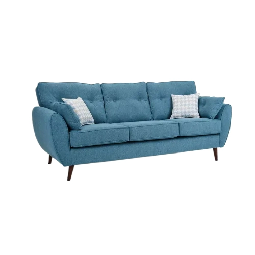 3 Seater Teal Sofa Zinc Sofa