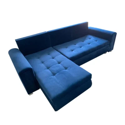 Modern space-saving Berlin Sofa Bed with pull-out mattress and storage