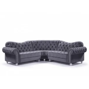 elegance-grey-corner-sofa-velvet-chesterfield