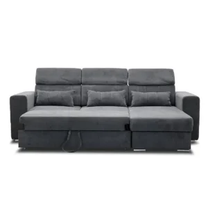 Space-saving Luca sofa bed with hidden sleeping function"