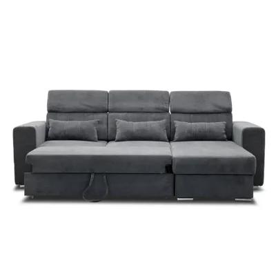 Space-saving Luca sofa bed with hidden sleeping function"